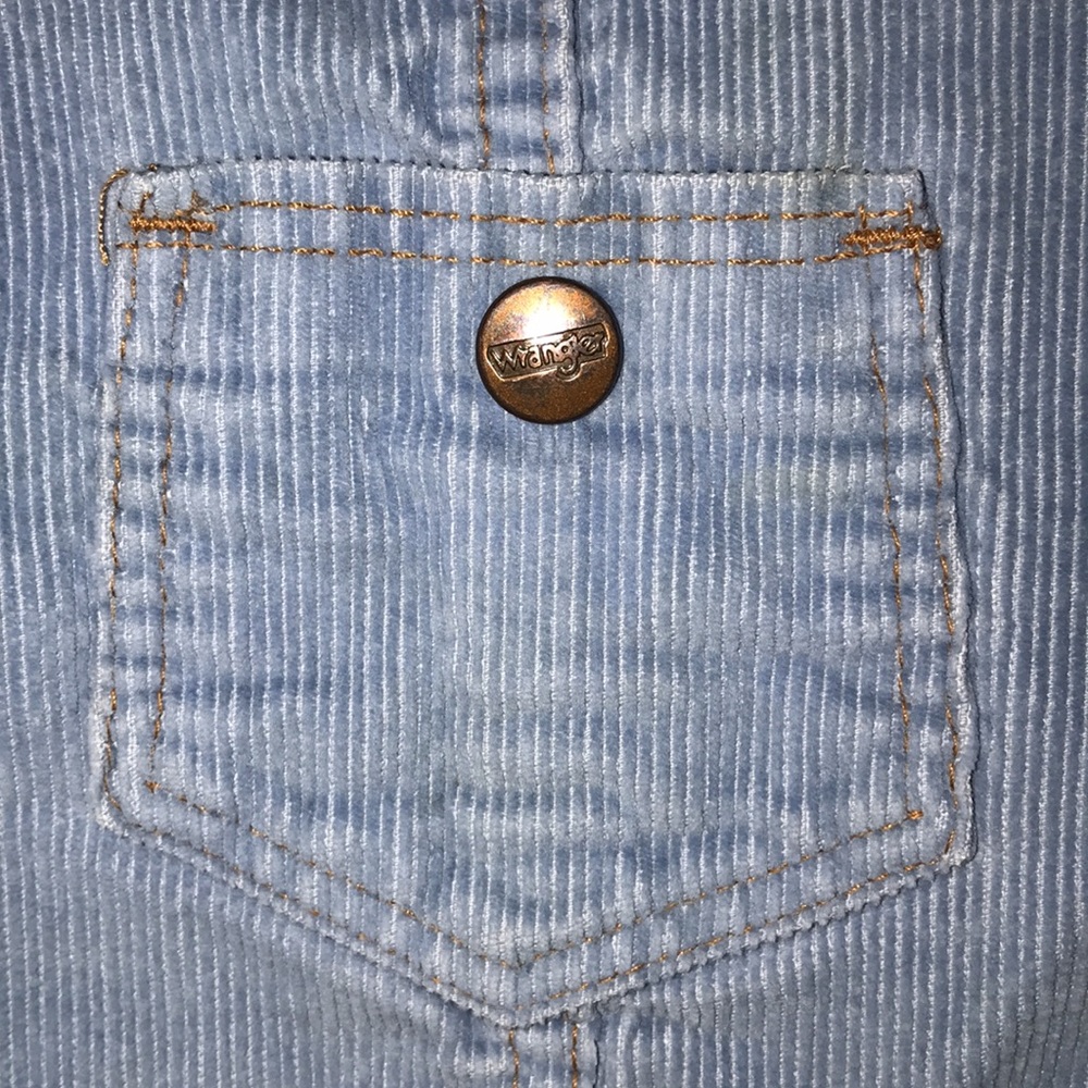 Vintage 70’s Wrangler Wrapid Transit Dusty Blue C… - image 7